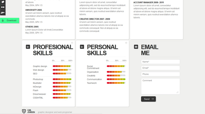 Skill resume format