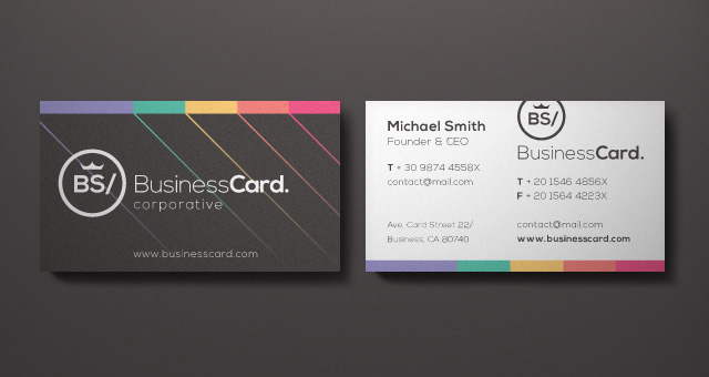 Corporate Business Card Vol 5 | Business Cards Templates | Pixeden