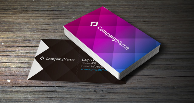 business card templates 紙モノ リーフレットや名刺デザインに