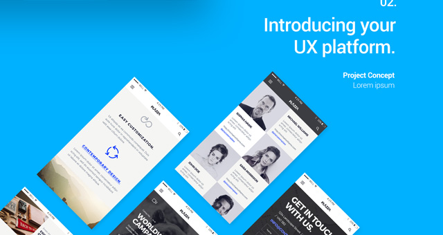 UI Design Psd Project Showcase | Psd Web Elements | Pixeden