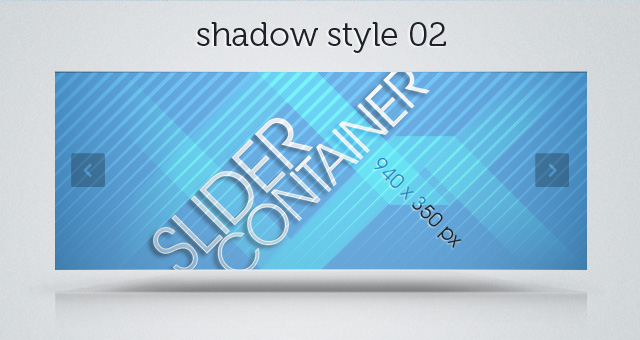 Web Slider Shadow 02
