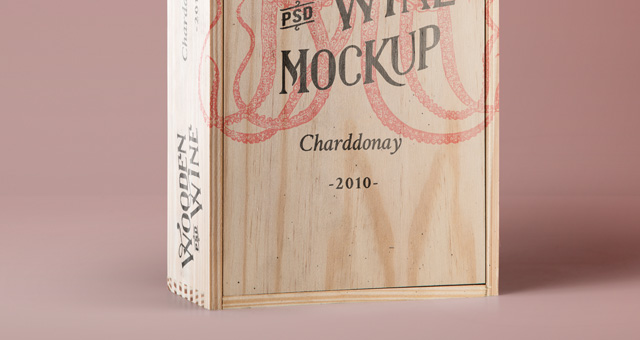 Download Wooden Wine Box Mockup Free Download Mockup PSD Mockup Templates