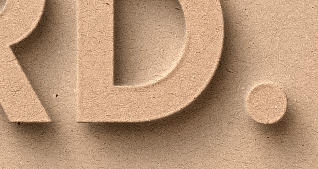 text effect psd photoshop effects cardboard card font paper pixeden