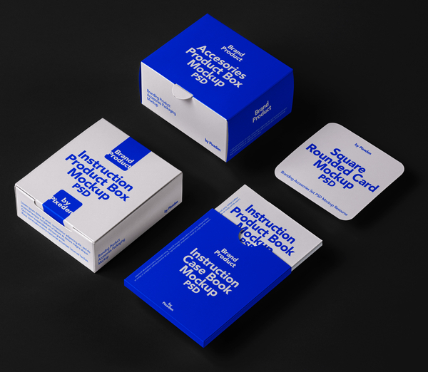 Branding Psd Product Packaging Mockup Set