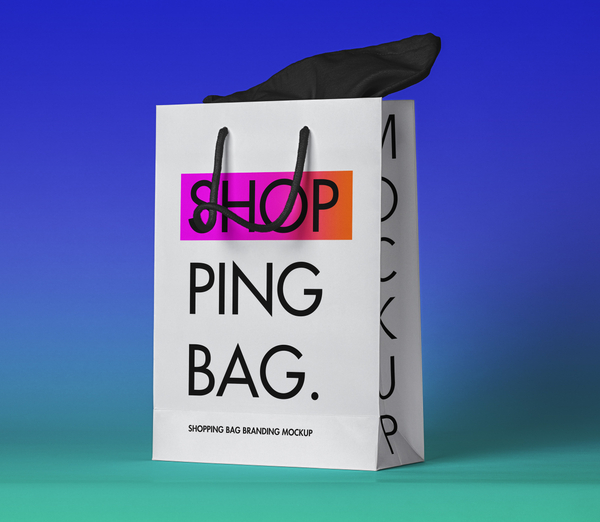 Branding Psd Shopping Bag Mockup