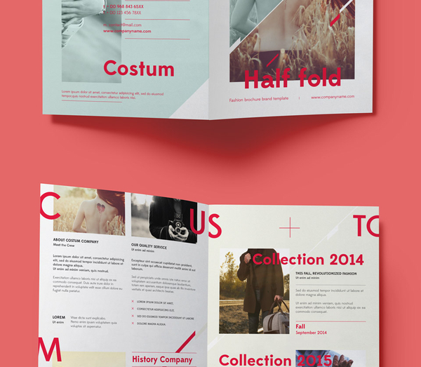Costum Bi Fold Brochure Template