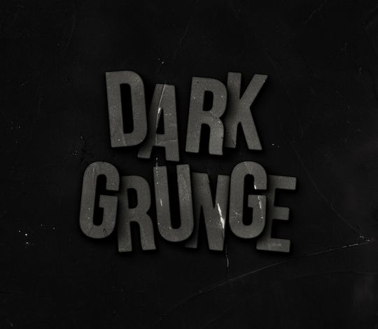Dark Grunge Psd Text Effect