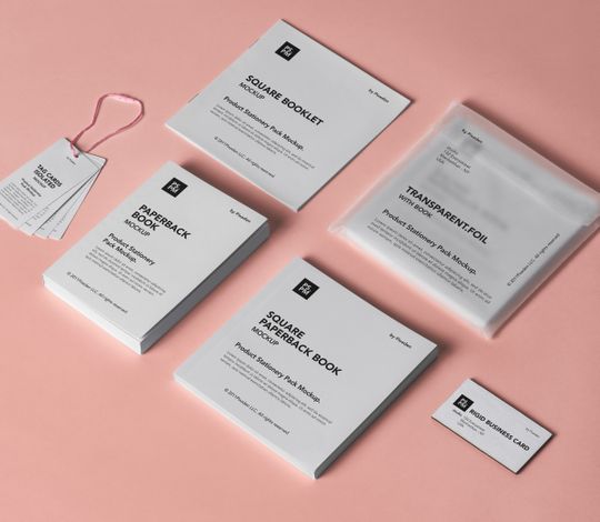Product Stationery Psd Pack Mockup
