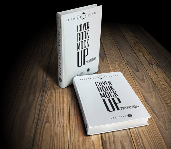 Psd Book Cover Mockup Template
