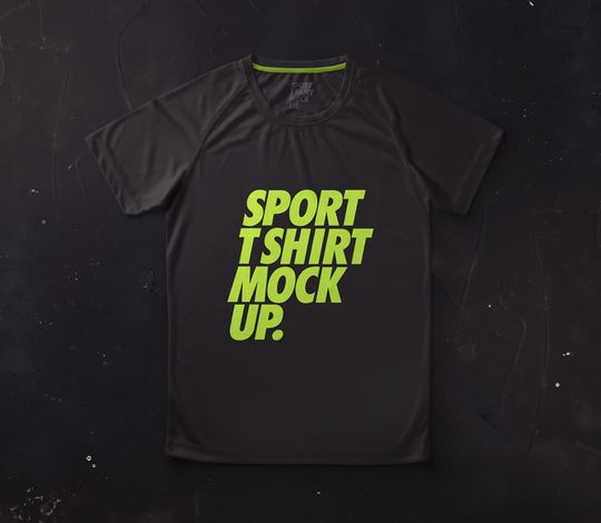 Psd Sport T-Shirt Jersey Mockup