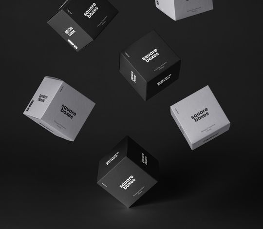 Psd Square Box Packaging Mockup