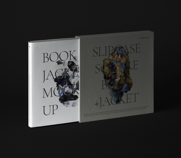 Square Slipcase Psd Book Mockup
