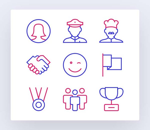 The Icons Set :: Social People