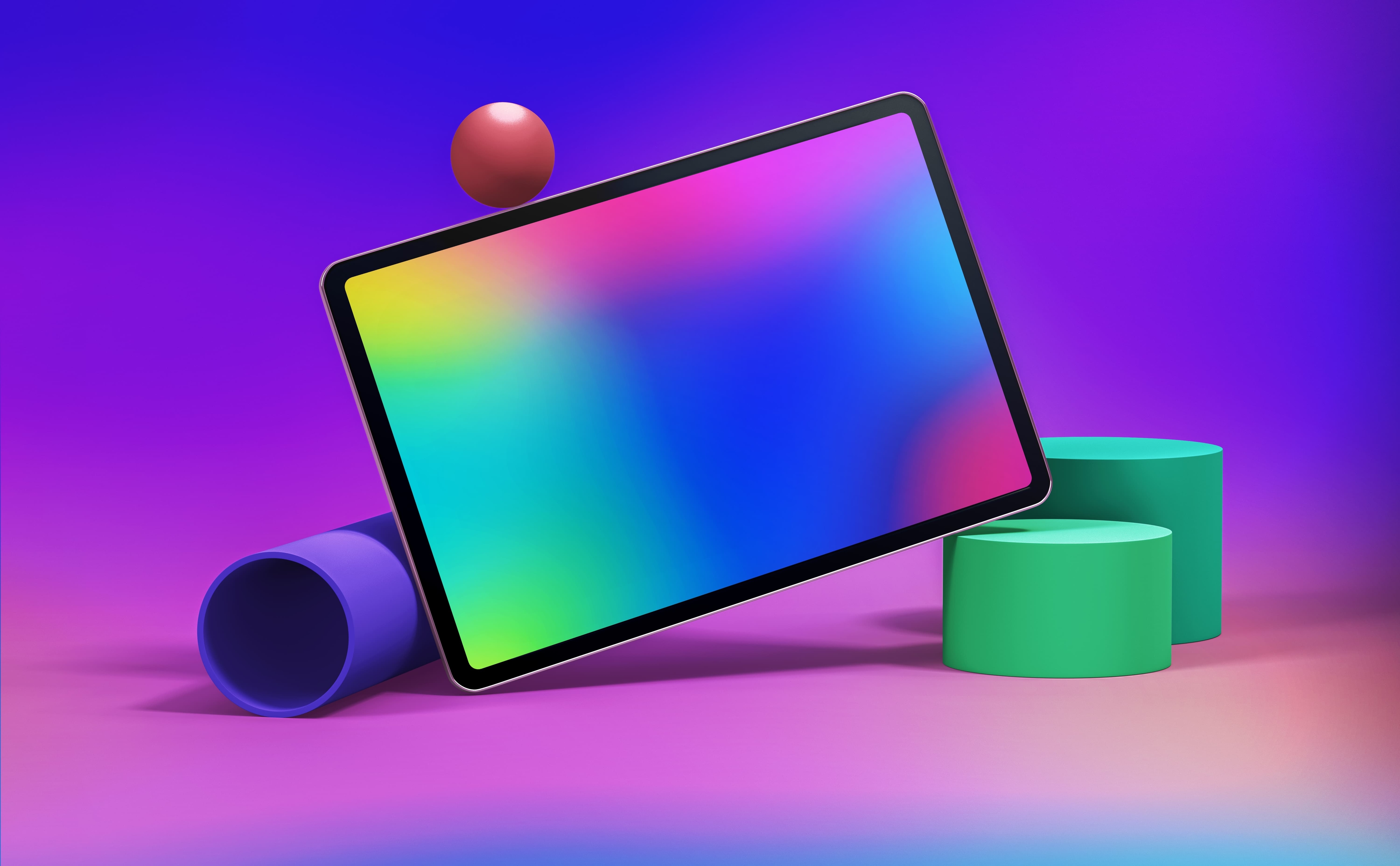 Psd Tablet Mockup Device Scene