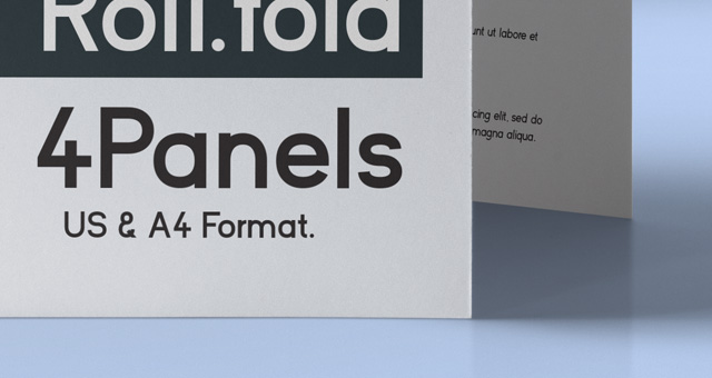 roll fold psd brochure mockup us a4 psd mock up templates pixeden