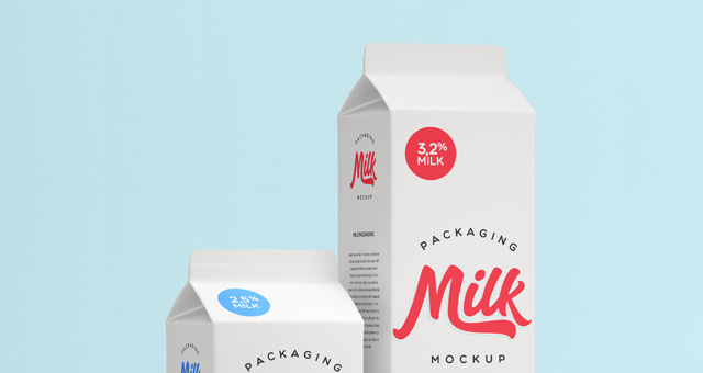 Download Milk Box Mockup Free Download Mockup PSD Mockup Templates