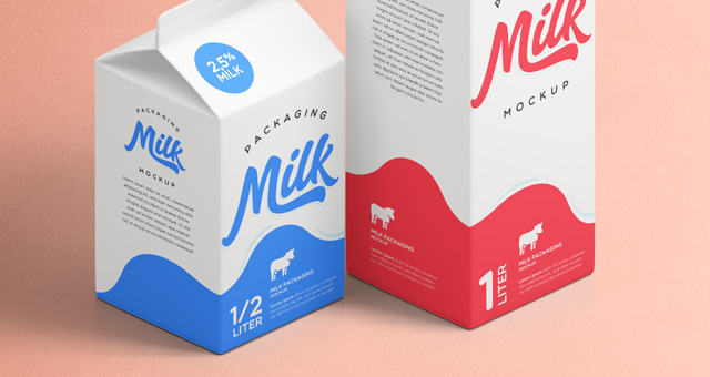 Download Milk Box Mockup Free Download Mockup PSD Mockup Templates