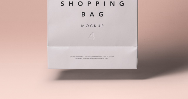 shopping bag mockup
