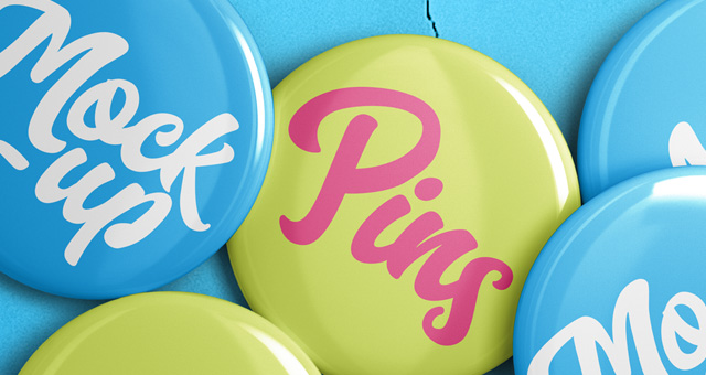 Download Psd Pin Badge Mockup Template | Psd Mock Up Templates ...