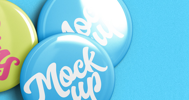 Download Psd Pin Badge Mockup Template | Psd Mock Up Templates | Pixeden