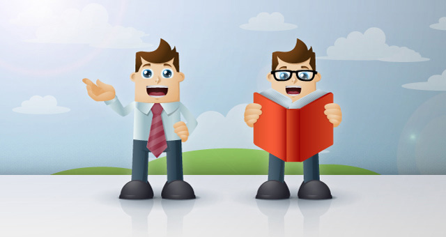 Business Man Cartoon Vector Characters 05