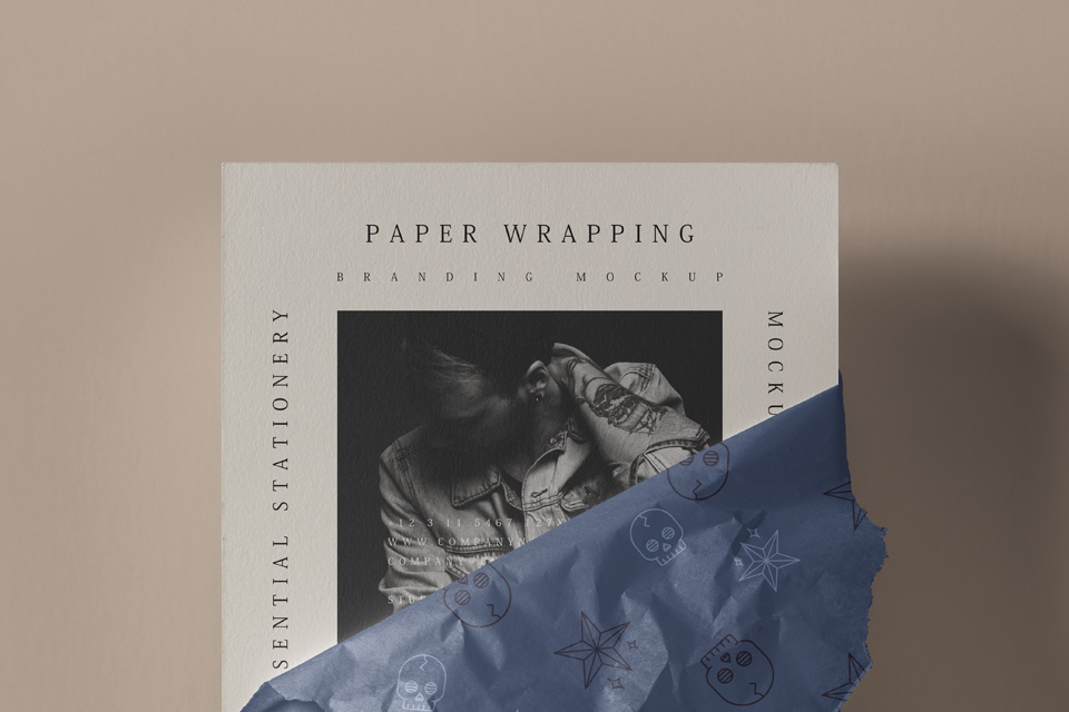 Download Paper Wrapping Branding Psd Mockup | Psd Mock Up Templates ...