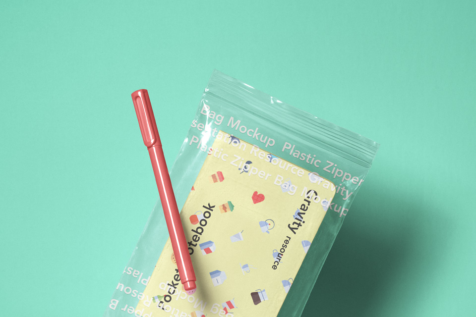 Download Psd Notebook Zipper Bag Mockup Psd Mock Up Templates Pixeden