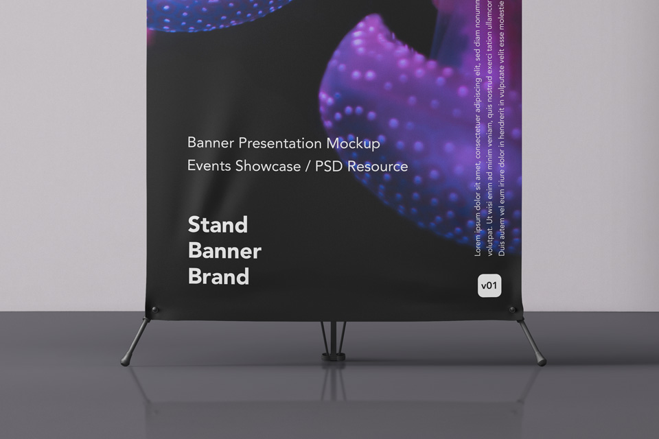 Download Psd Banner Stand Mockup Psd Mock Up Templates Pixeden PSD Mockup Templates