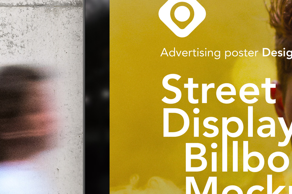 Billboard Street Displays Psd Mockup | Psd Mock Up Templates | Pixeden