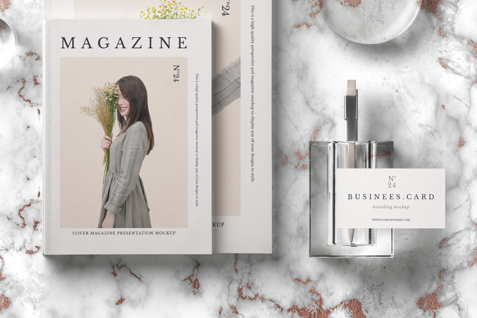 Download Psd Magazine Mockup 2 Sizes Vol2 | Psd Mock Up Templates | Pixeden