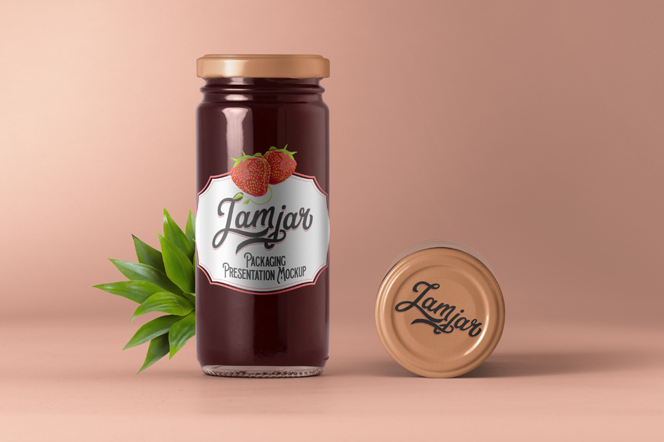 Download Jam Jar Psd Packaging Mockup | Psd Mock Up Templates | Pixeden