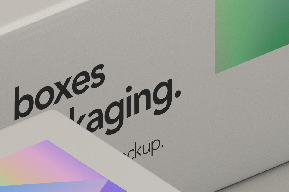 7899+ Psd Boxes Packaging Set Mockup