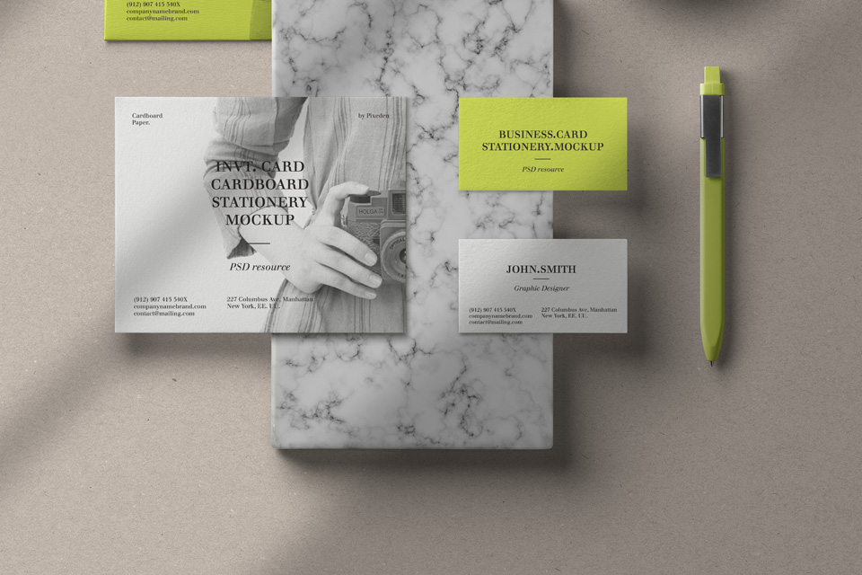 Download Stationery Branding Mockup Vol 32 | Psd Mock Up Templates | Pixeden