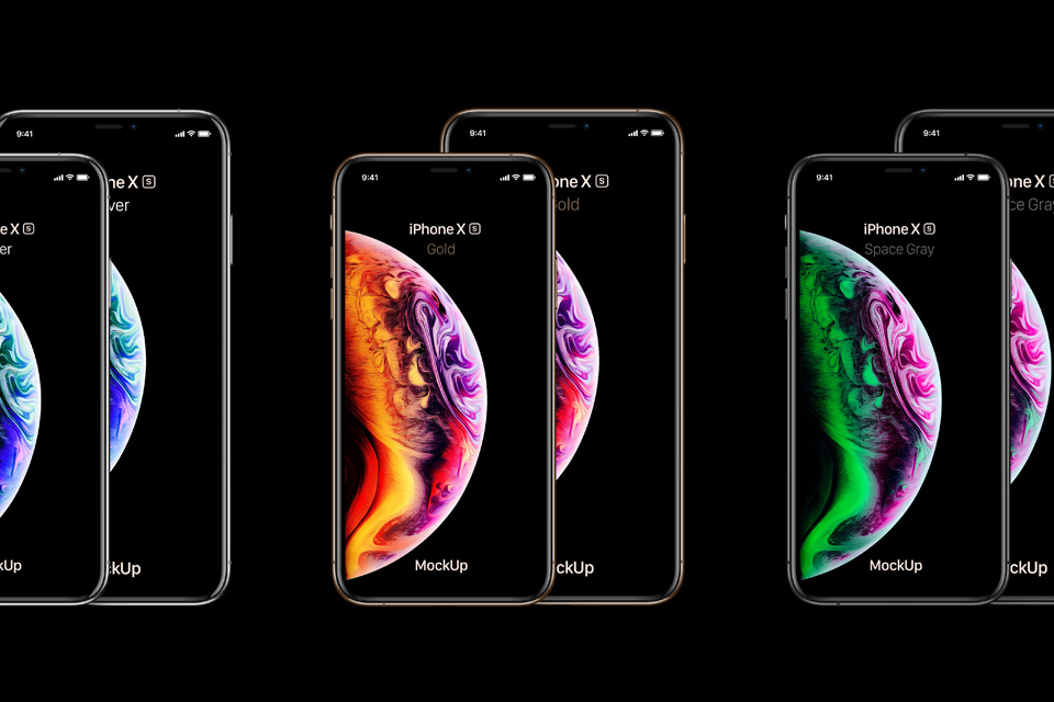 Download Psd iPhone XS Max Mockup | Psd Mock Up Templates | Pixeden