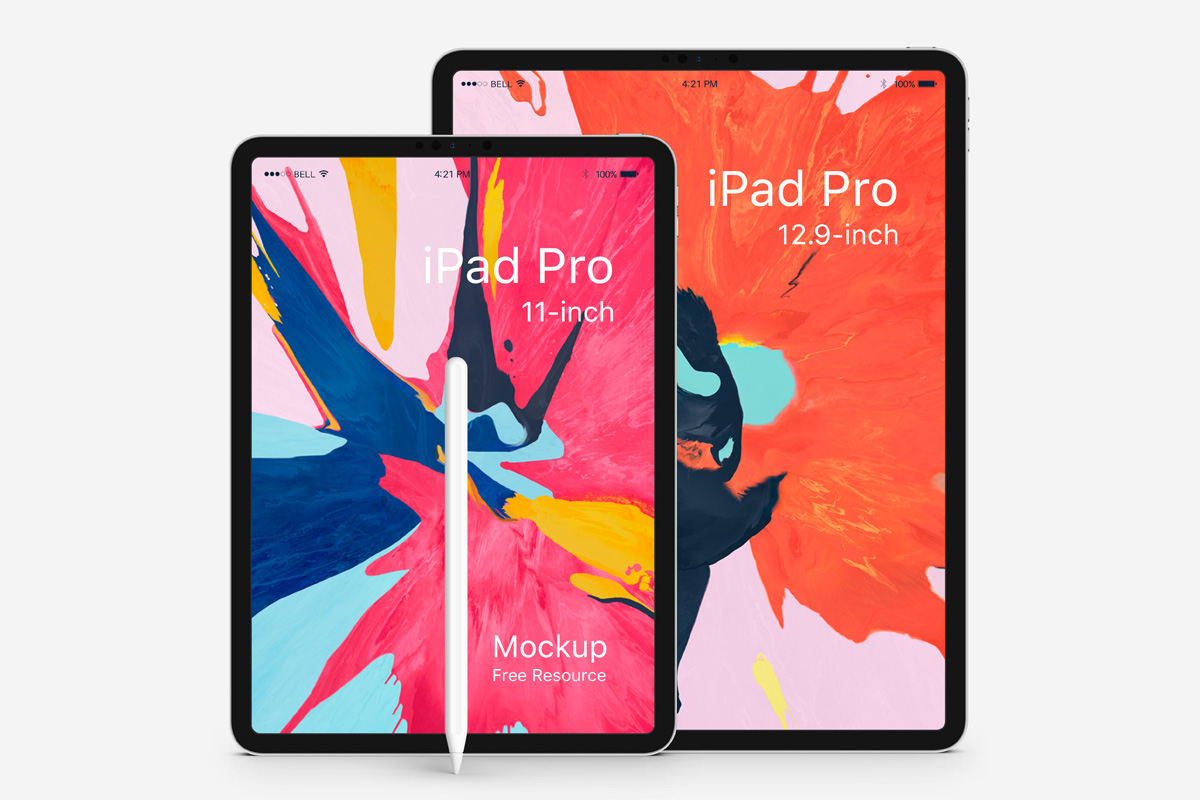 Psd Ipad Pro Mockup Psd Mock Up Templates Pixeden