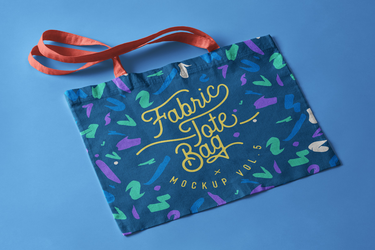 Beautiful Fabric Mockup Free PSD