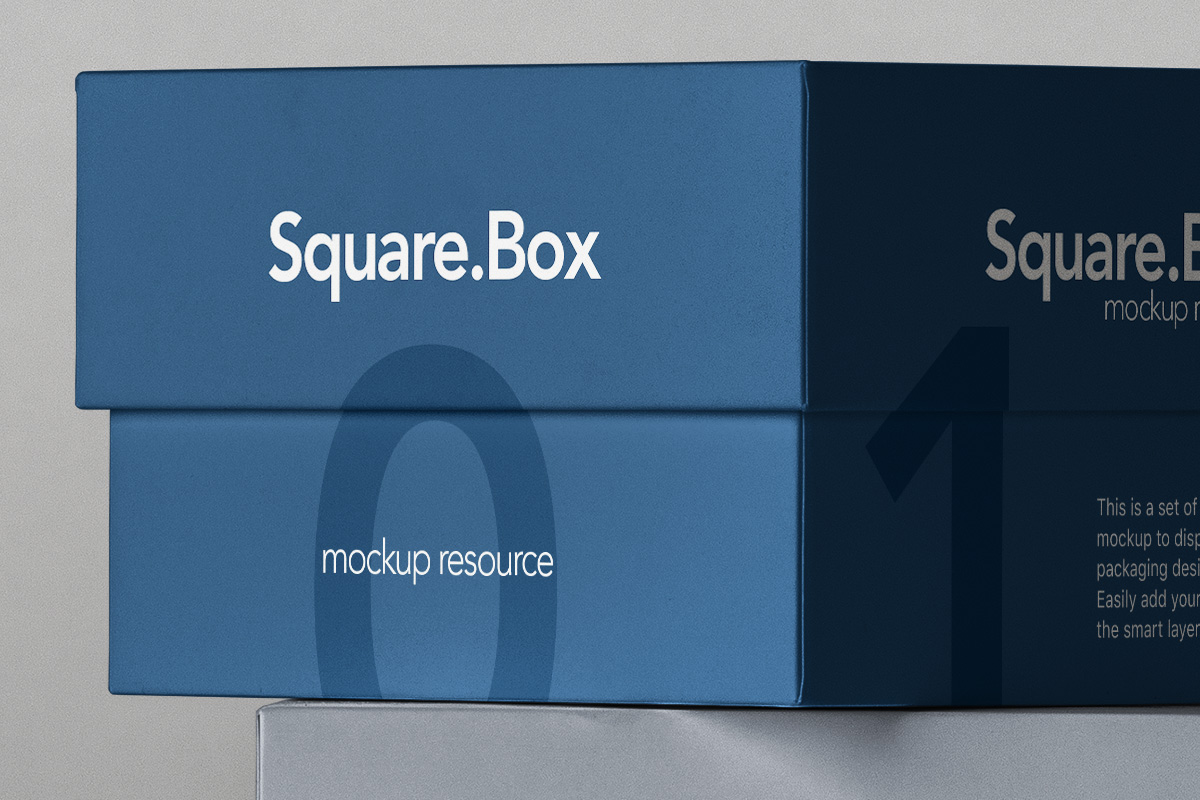 Download Psd Small Square Boxes Mockup | Psd Mock Up Templates | Pixeden