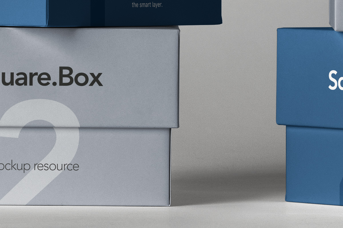 Download Psd Small Square Boxes Mockup | Psd Mock Up Templates | Pixeden