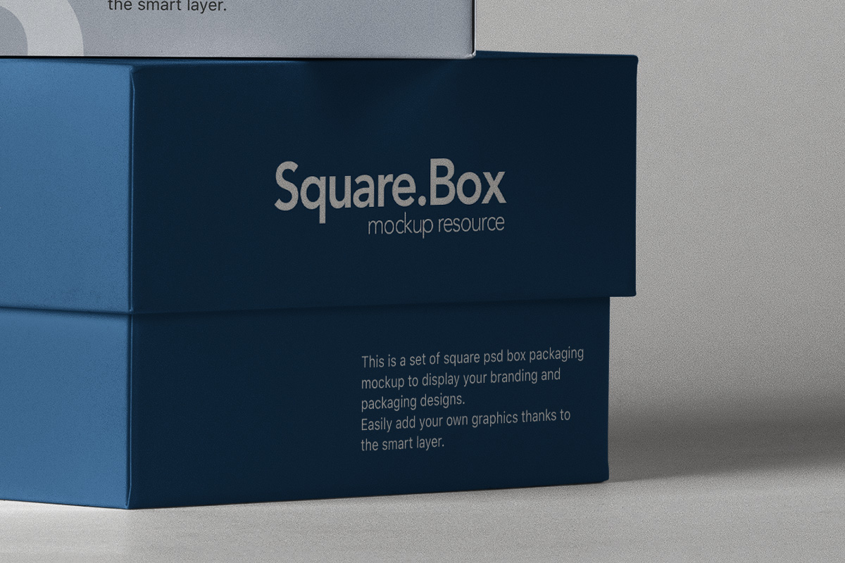 Download Psd Small Square Boxes Mockup | Psd Mock Up Templates | Pixeden