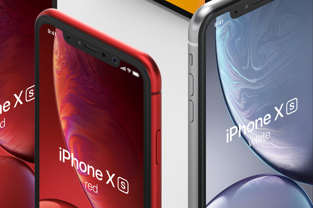 Download Psd iPhone XR Mockup Isometric Vol4 | Psd Mock Up ...