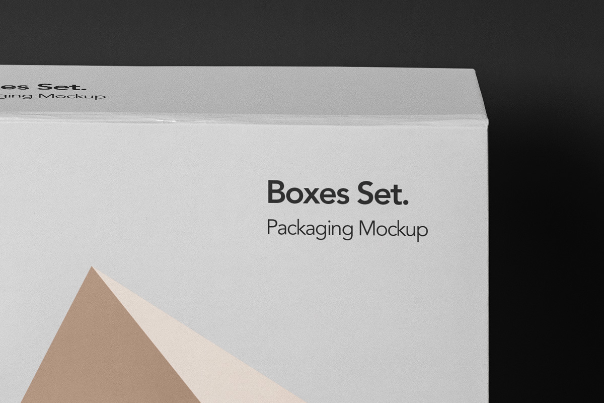 Psd Boxes Packaging Pack Mockup 5 | Psd Mock Up Templates | Pixeden