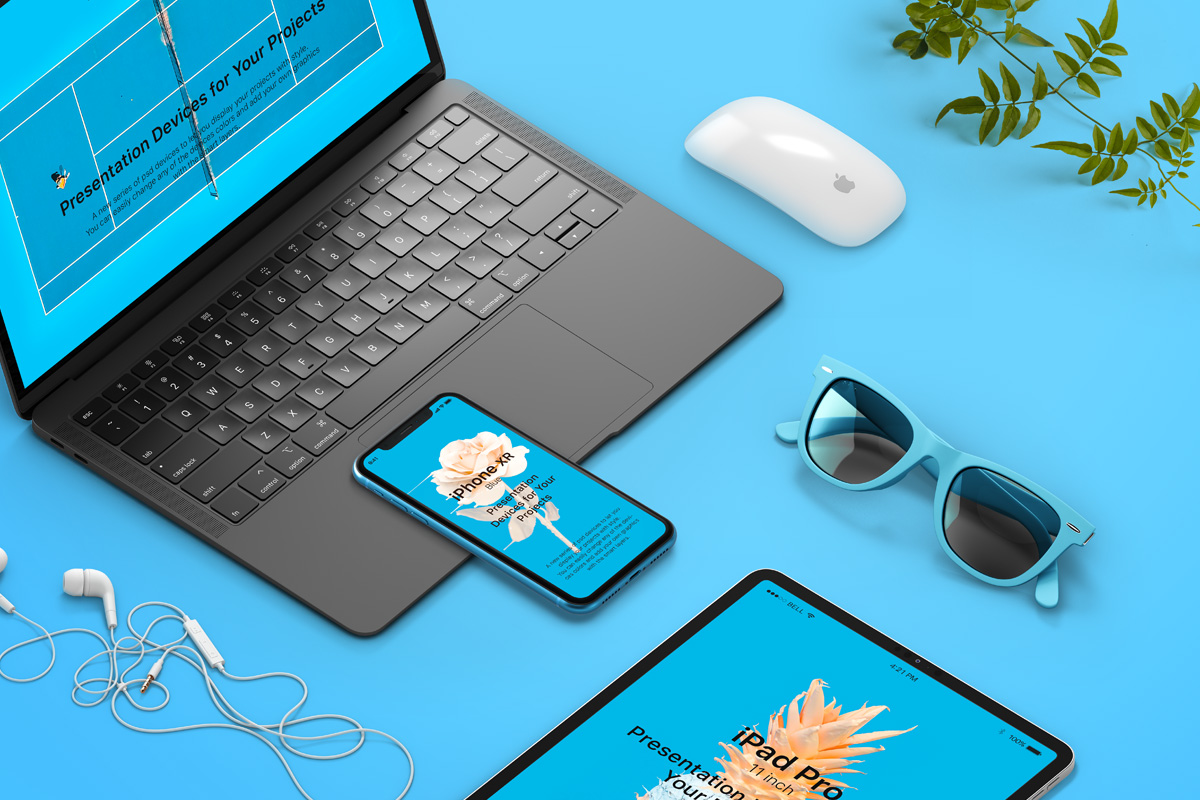 Download Psd Project Devices Showcase Vol4 | Psd Mock Up Templates ...