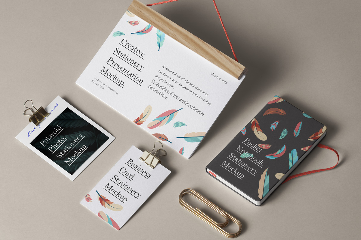 Download Creative Psd Stationery Mockup Psd Mock Up Templates Pixeden Yellowimages Mockups