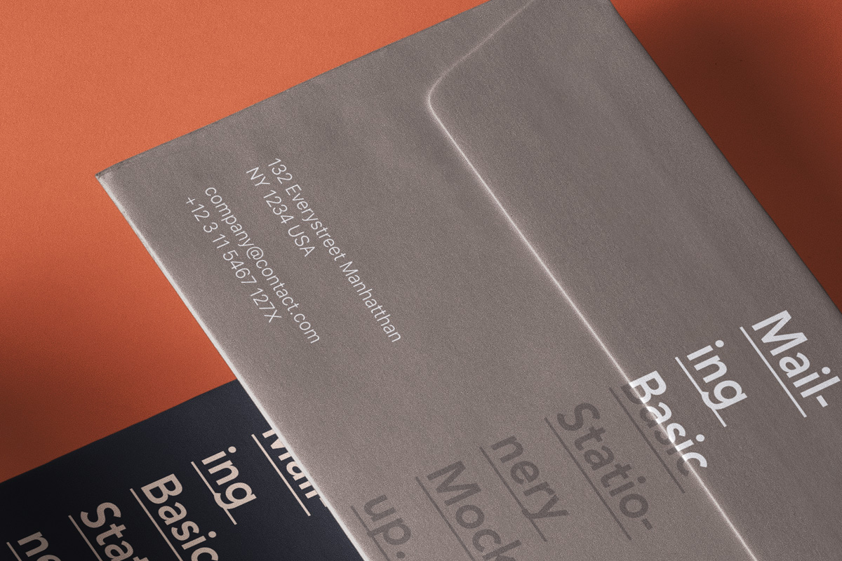 Download Basic Mailing Stationery Mockup | Psd Mock Up Templates | Pixeden