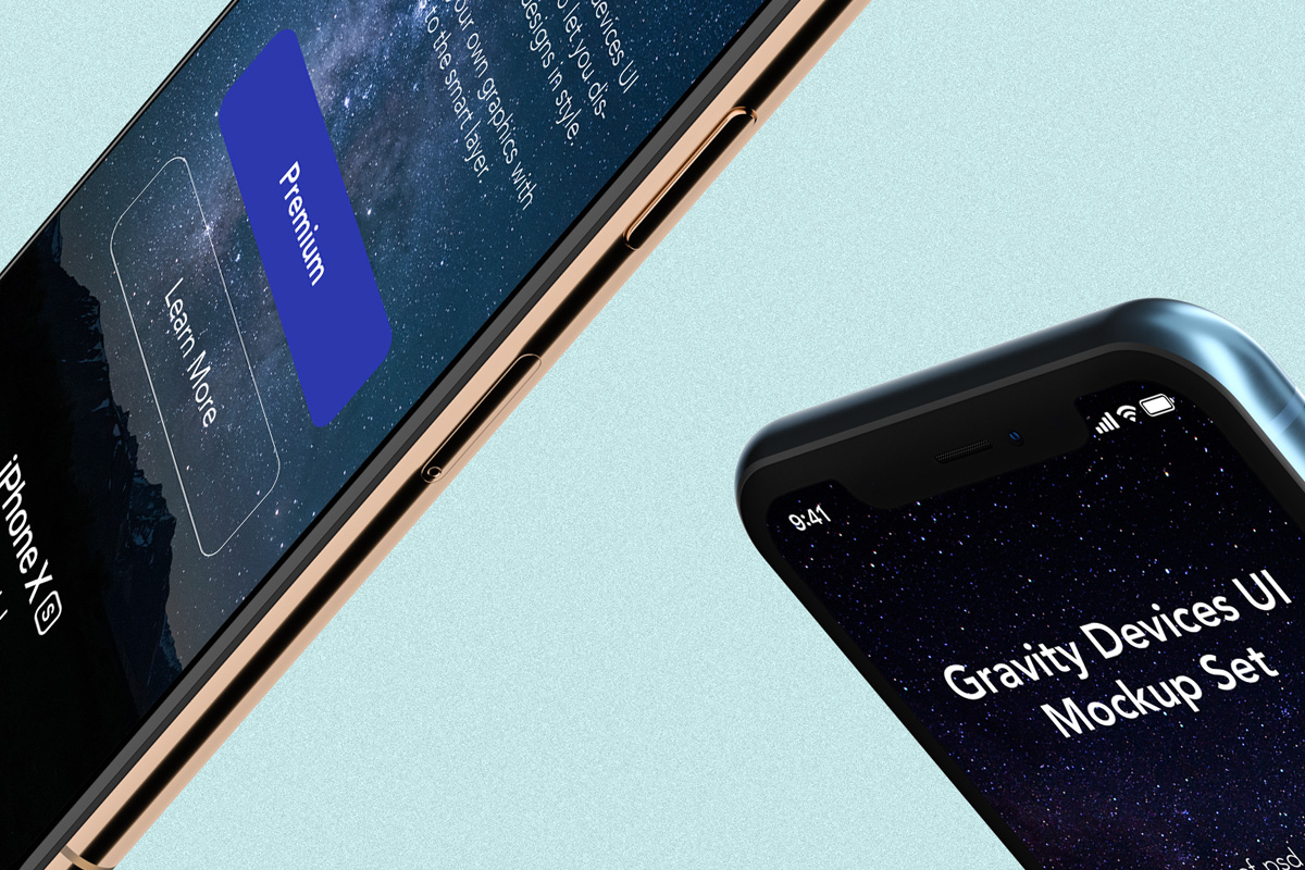 Gravity Psd Devices UI Mockup Set v3