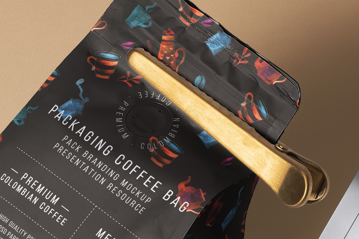 Download Coffee Bag Psd Packaging Mockup | Psd Mock Up Templates | Pixeden