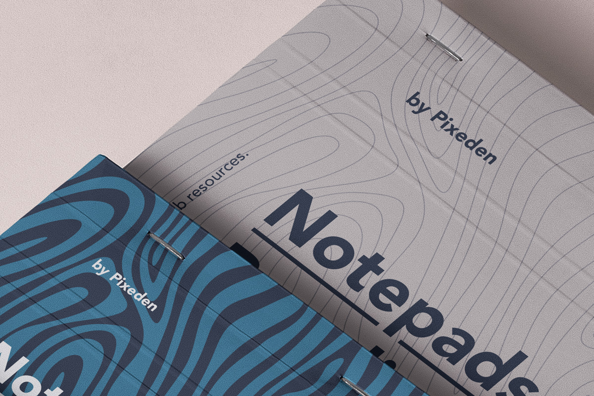 Download Notepad Set Branding Mockup | Psd Mock Up Templates | Pixeden