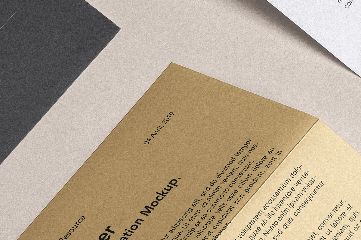 Download Psd Letter Paper Branding Mockup | Psd Mock Up Templates | Pixeden