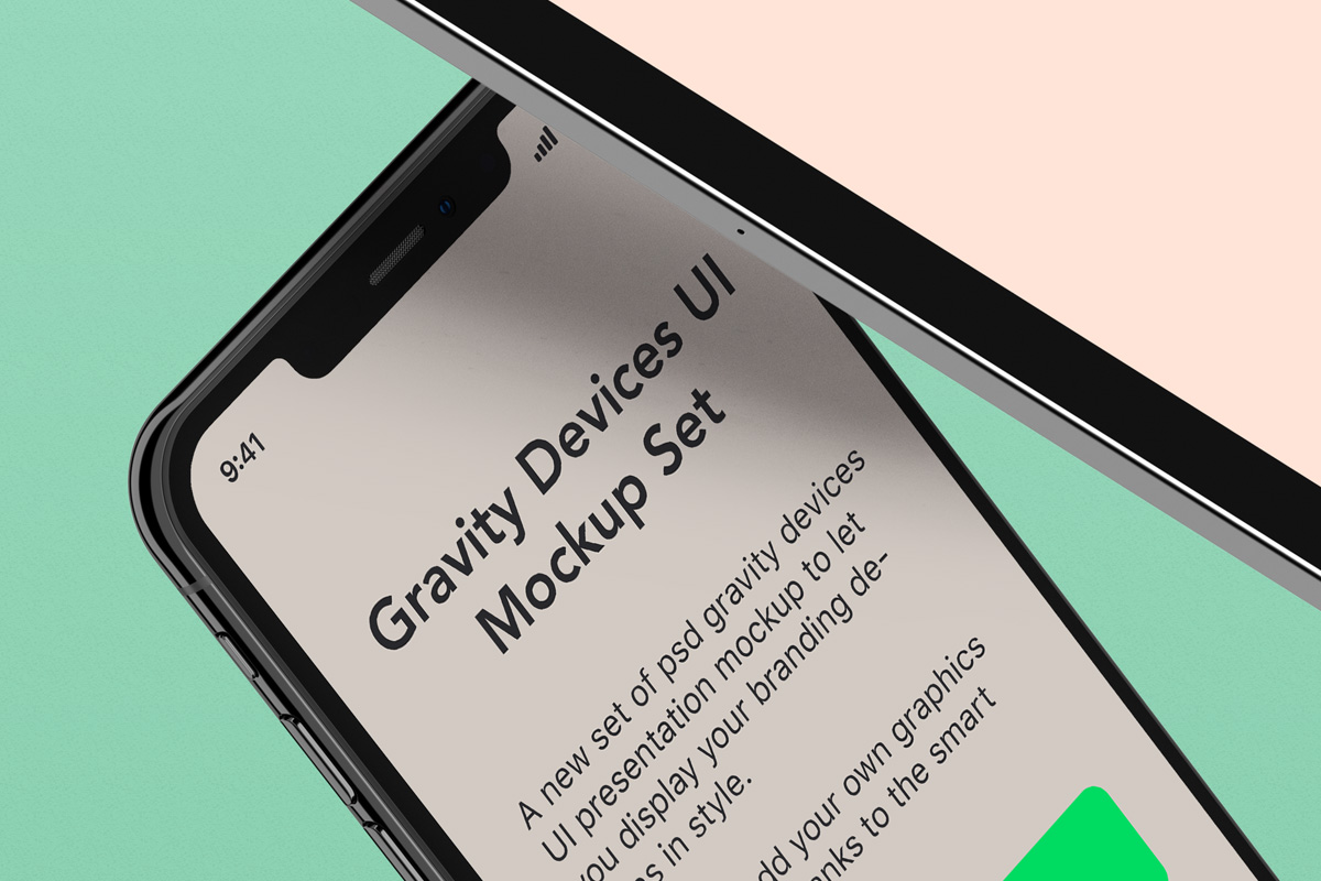 Download Gravity Psd Devices Ui Mockup Set V7 Psd Mock Up Templates Pixeden PSD Mockup Templates