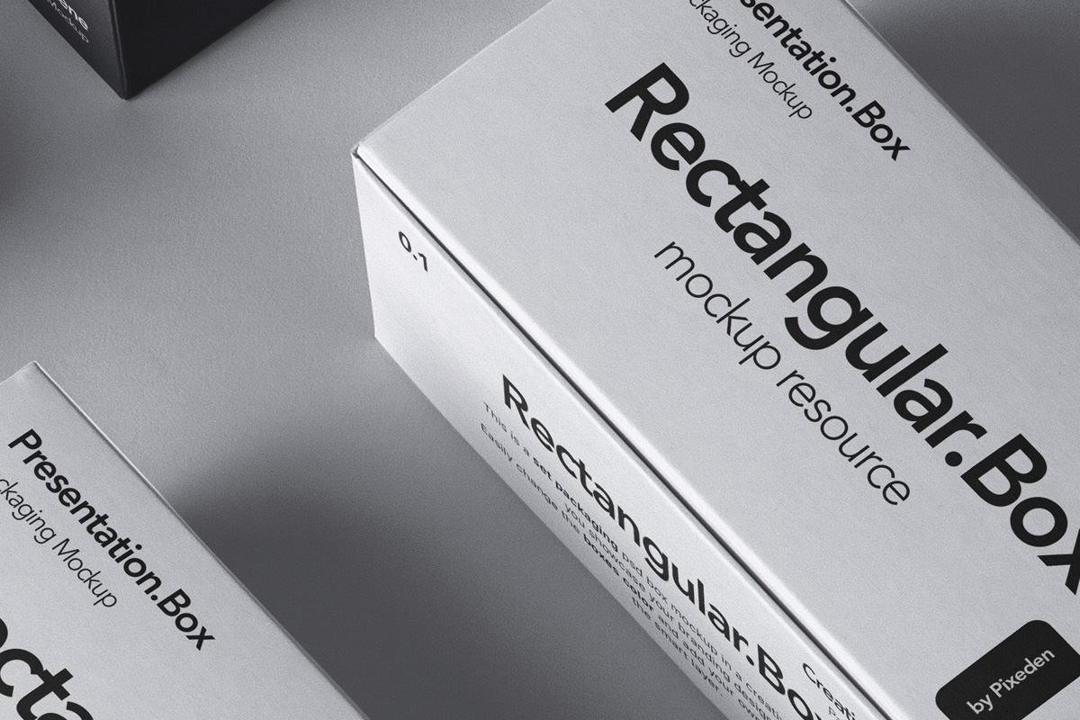 Boxes Psd Packaging Mockup | Psd Mock Up Templates | Pixeden